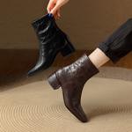 Exquisite Handcrafted Leather Women's Shoes: Luxury, Elegance, and Craftsmanship(E123006Q1)