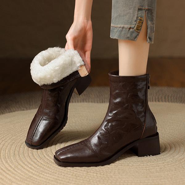 Luxurious Handcrafted Genuine Leather Women’s Shoes(E123006Q10)