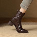 Luxurious Handcrafted Genuine Leather Women’s Shoes(E123006Q10)