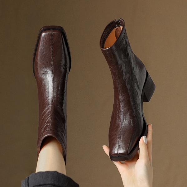 Handcrafted Luxury Genuine Leather Women's Shoes: Unmatched Elegance and Quality(E123006Q11)