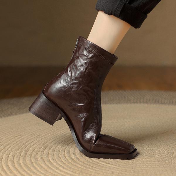 Handcrafted Luxury Genuine Leather Women's Shoes: Unmatched Elegance and Quality(E123006Q11)