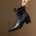 Handcrafted Luxury Leather Women's Shoes - Elegance Redefined(E123006Q6)