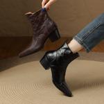 Handcrafted Luxury Leather Women's Shoes - Elegance Redefined(E123006Q6)