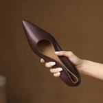Luxurious Handcrafted Leather Women's Shoes(E123006Q19)