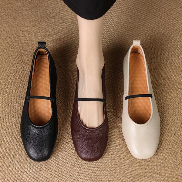 Handcrafted Luxury Leather Women's Shoes: Elevate Your Elegance(E123006Q27)