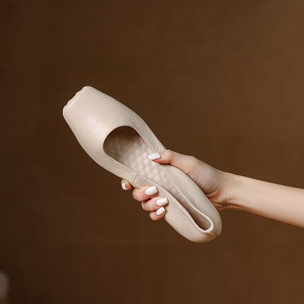 Luxurious Handmade Leather Women's Shoes: Craftsmanship Redefined(E123006Q22)