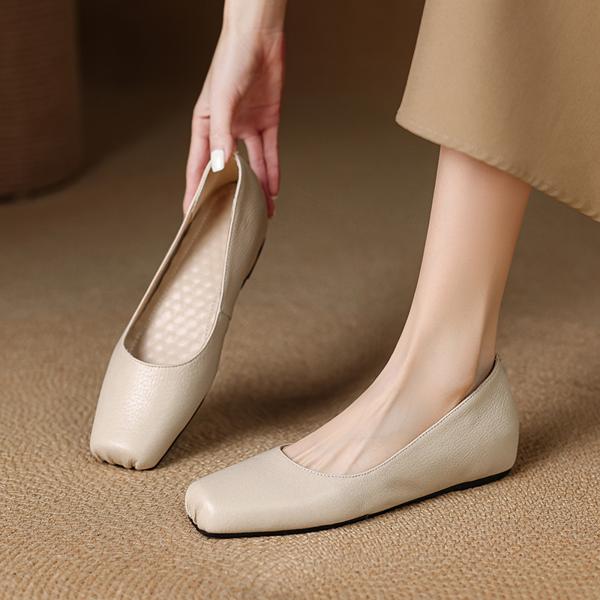 Luxurious Handmade Leather Women's Shoes: Craftsmanship Redefined(E123006Q22)