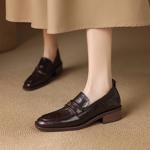 Handcrafted Genuine Leather Women's Shoes – Luxurious Elegance(E123006Q23)