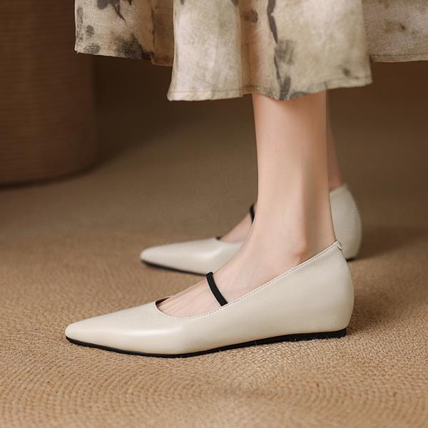 Exquisite Handcrafted Genuine Leather Women's Shoes: Elegance Meets Luxury Craftsmanship(E123006Q24)