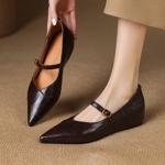 Handcrafted Genuine Leather Women's Shoes - Luxurious Elegance with Artisan Quality(E123006Q25)