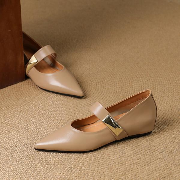 Luxury Handmade Leather Women's Shoes: Craftsmanship Meets Elegance(E123006Q26)