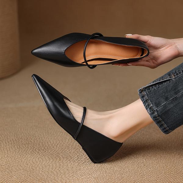 Handcrafted Leather Women's Shoes: Elegance Meets Luxury in Every Detail(E123006Q28)