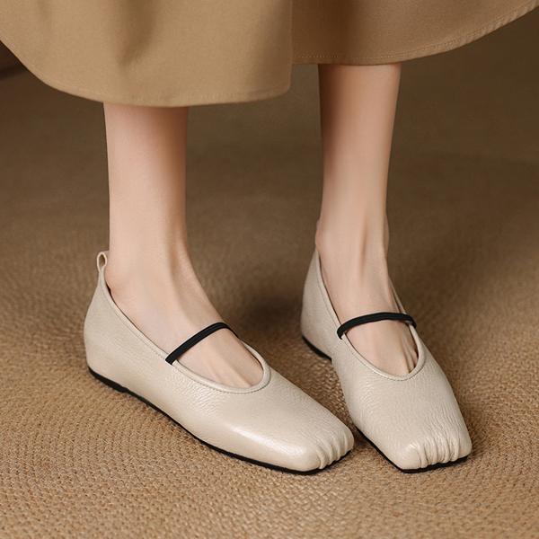 Exquisite Handcrafted Leather Women's Shoes: High-End Elegance Redefined(E123006Q29)