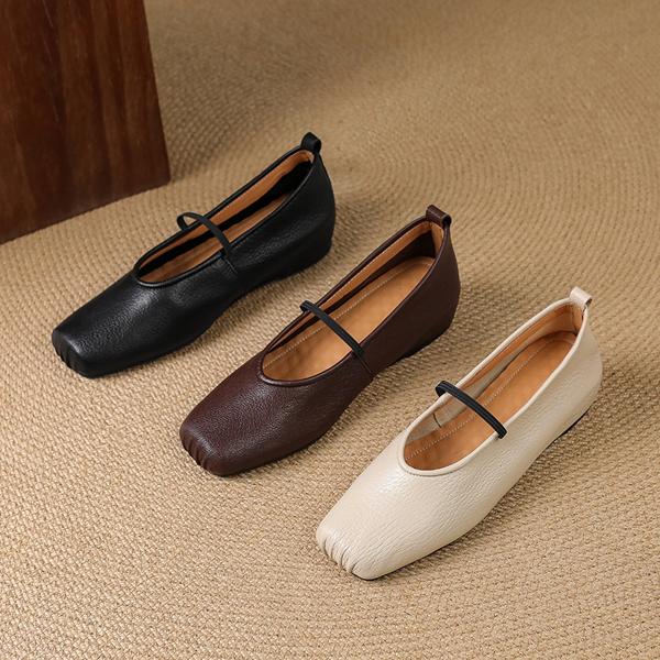 Exquisite Handcrafted Leather Women's Shoes: High-End Elegance Redefined(E123006Q29)