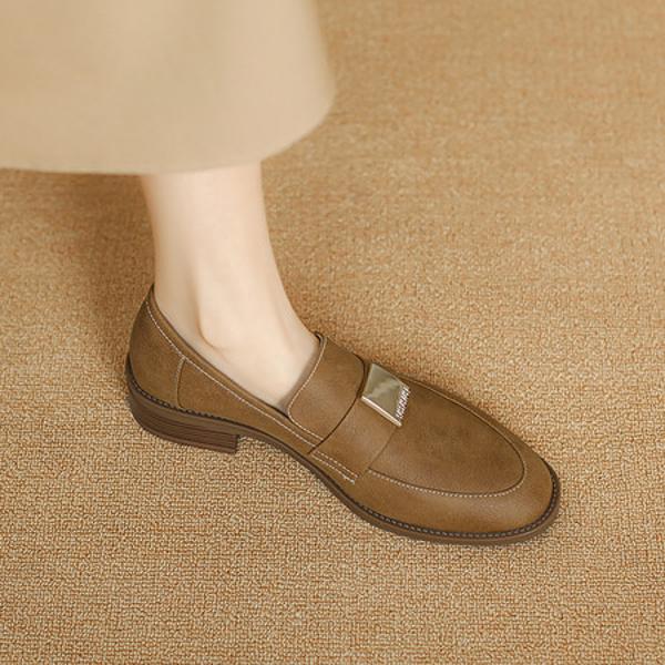 Exquisite Handcrafted Leather Shoes for Elegant Women(E12300645771)