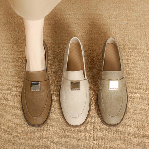 Exquisite Handcrafted Leather Shoes for Elegant Women(E12300645771)