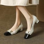 Handcrafted Luxury Leather Shoes for Elegant Women(E123006124-6)