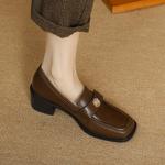 Handcrafted Luxury Leather Women’s Shoes - Elegant Craftsmanship(E12300624-16)