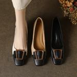 Handcrafted Genuine Leather Women's Shoes - Elegant Luxury(E12300624-19)