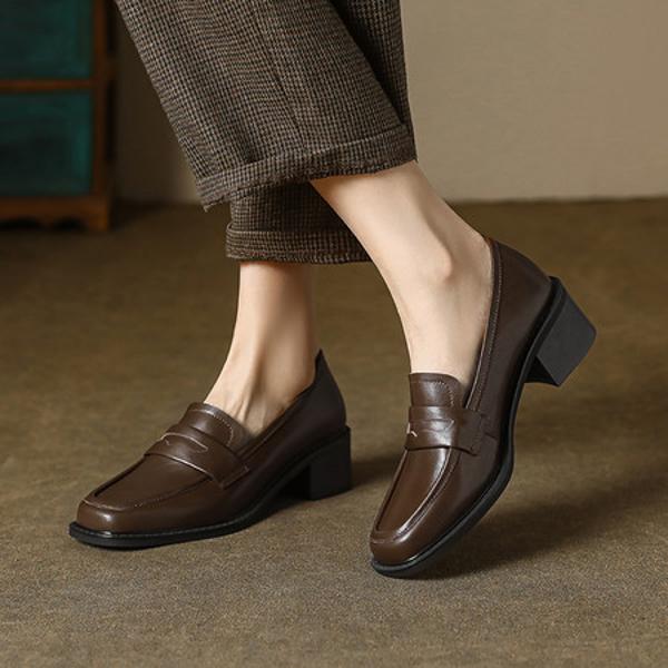 Elevate Your Style with Luxurious Handcrafted Genuine Leather Women's Shoes(E12300624-21)