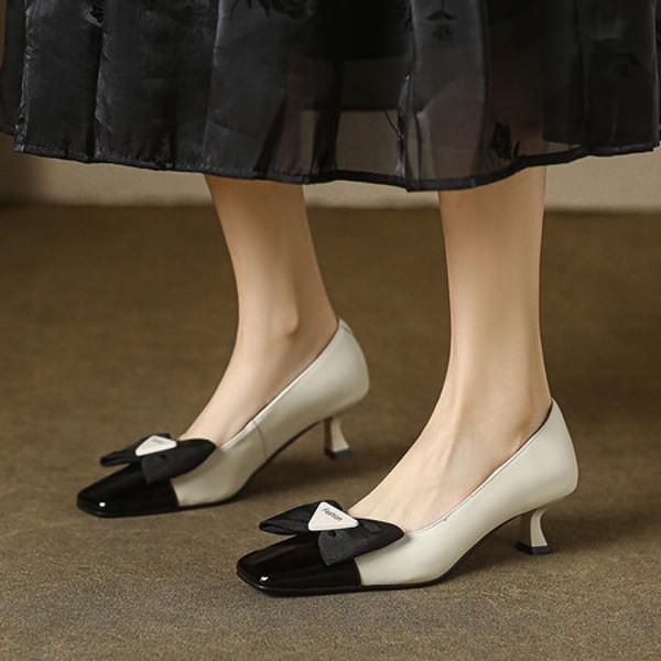 Exquisite Handcrafted Genuine Leather Women's Shoes: Luxe Elegance(E12300624-24)