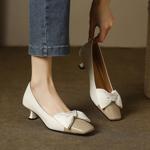 Exquisite Handcrafted Genuine Leather Women's Shoes: Luxe Elegance(E12300624-24)