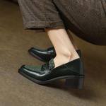 Elegant Handmade Leather Women's Shoes: Luxury Craftsmanship(E12300624-23)