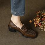 Elegant Handmade Leather Women's Shoes: Luxury Craftsmanship(E12300624-23)