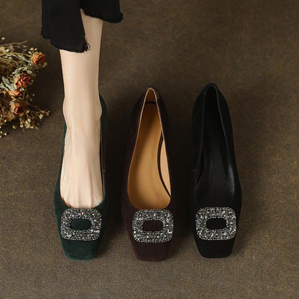 Luxurious Handcrafted Leather Women’s Shoes(E12300624-28)