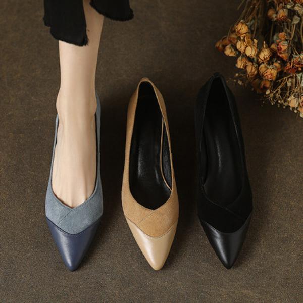 Handcrafted Luxury Genuine Leather Women's Shoes - Elegance Redefined(E1230061995)