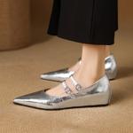 Exquisite Handcrafted Genuine Leather Women's Shoes(E123006Q32)