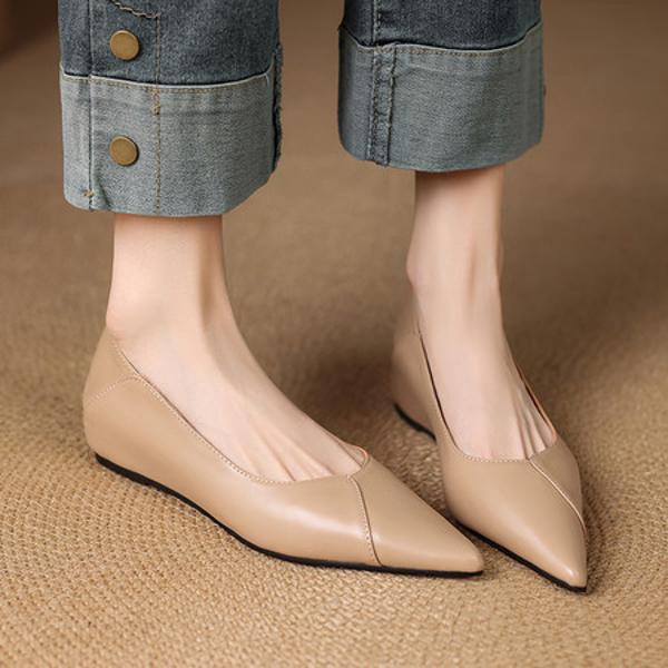 Handcrafted Leather Women's Shoes: Elegant Luxury with Exquisite Craftsmanship(E123006Q33)