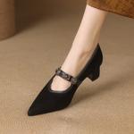 Elegant Handcrafted Leather Women's Shoes: Exquisite Craftsmanship & Luxury Quality(E123006Q40)
