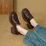 Luxury Handcrafted Leather Women's Shoes - Elegant Craftsmanship(E123006Q35)