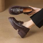 Crafted Luxury: Genuine Leather Handmade Women's Shoes(E123006Q44)