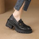 Elegant Handmade Leather Women's Shoes - Luxurious Craftsmanship(E123006Q45)