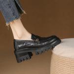 Elegant Handmade Leather Women's Shoes - Luxurious Craftsmanship(E123006Q45)