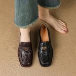Exquisite Handmade Leather Women's Shoes for Luxurious Elegance(E123006Q48)
