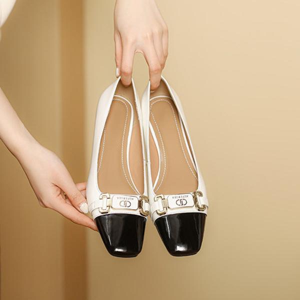 Handcrafted Luxury Leather Shoes for Elegant Women(E1230061124-6)