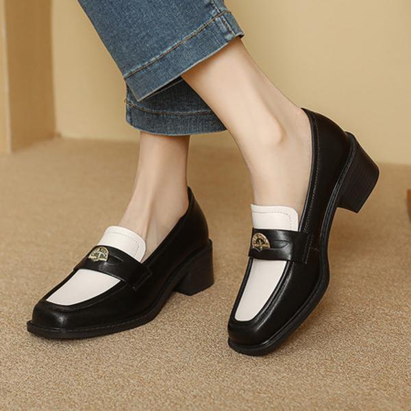 Elegantly Crafted Luxury Genuine Leather Handmade Women's Shoes(E123006124-11)