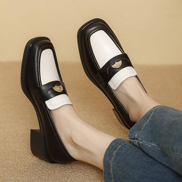 Elegantly Crafted Luxury Genuine Leather Handmade Women's Shoes(E123006124-11)