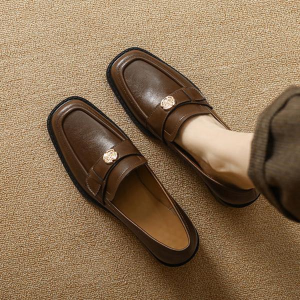 Handcrafted Luxury Leather Women's Shoes - Elegant Artisan Quality(E123006124-16)