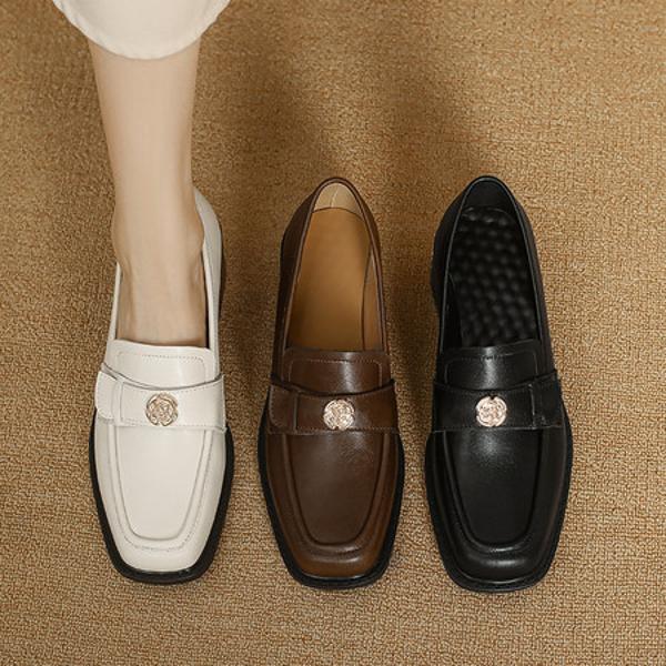 Handcrafted Luxury Leather Women's Shoes - Elegant Artisan Quality(E123006124-16)