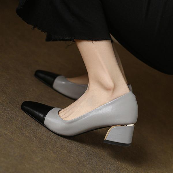 Handcrafted Leather Elegance: Luxurious Women's Shoes(E123006124-17)