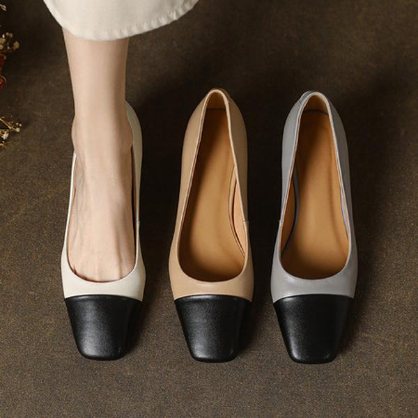 Handcrafted Leather Elegance: Luxurious Women's Shoes(E123006124-17)