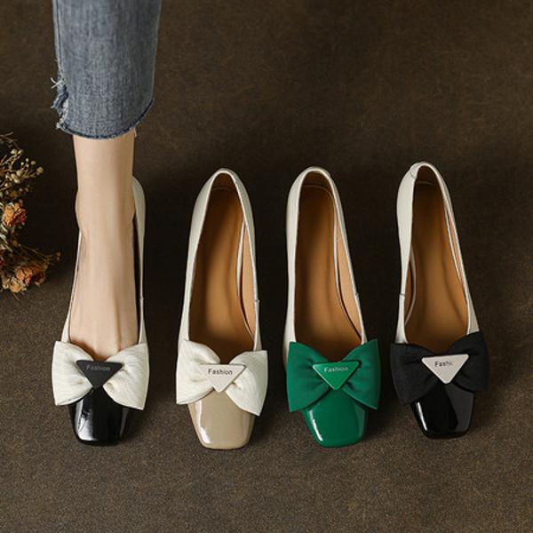 Exquisite Handcrafted Genuine Leather Women's Shoes for Elegant Luxury(E123006Q24-24)