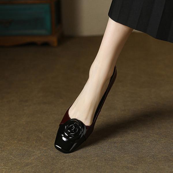 Handcrafted Luxury Leather Women's Shoes: Elegance in Every Stitch(E123006Q24-25)