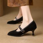 Exquisite Handcrafted Leather Women's Shoes: Luxury, Elegance, and Quality(E123006QM9)