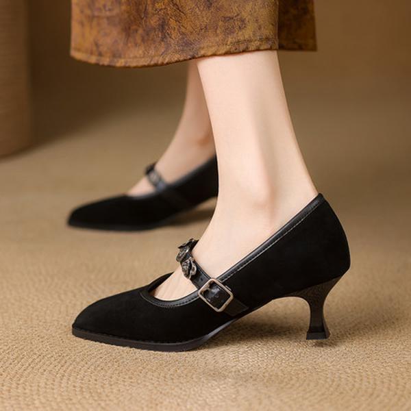 Exquisite Handcrafted Leather Women's Shoes: Luxury, Elegance, and Quality(E123006QM9)