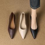 Handcrafted Leather Women's Shoes: Elegance Meets Luxury and Quality.(E123006SQ19)